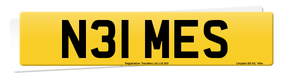 Registration number N31 MES